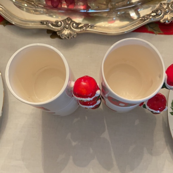Vintage Ceramic Christmas House Of Loyd Christmas Elves NOEL Mugs. Set o… - Picture 3 of 7